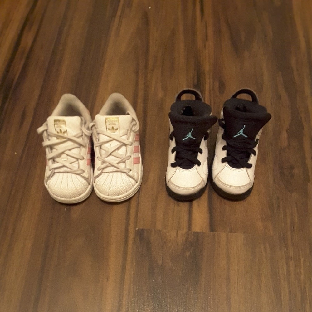 Toddler Addias and Toddler Jordans